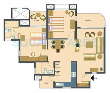  2 BHK Apartment at Rohan Vasantha, Marathahalli – for Rent