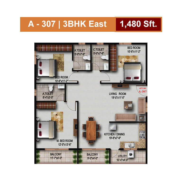 s v signature apartment 3 bhk 1480sqft 20204720164724