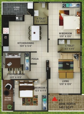 Sai Kalyan Pardus 2 BHK Layout