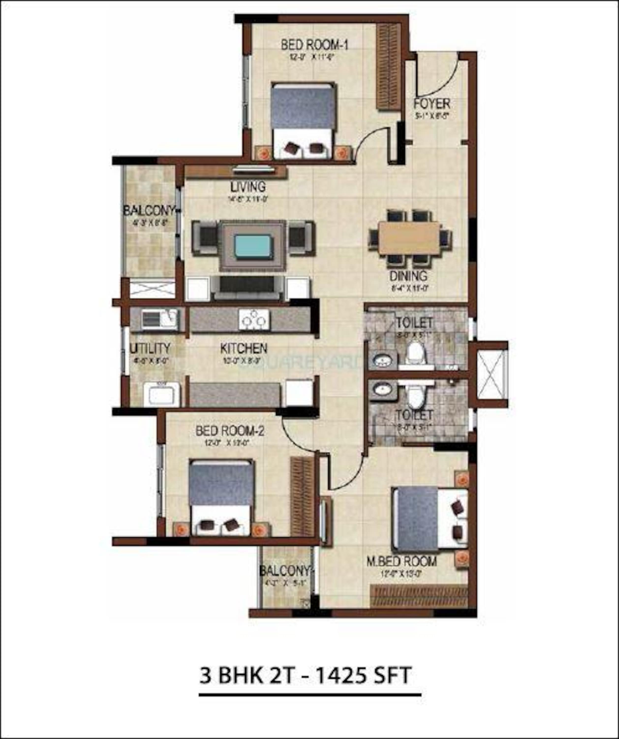 salarpuria east crest apartment 3bhk 1425sqft1