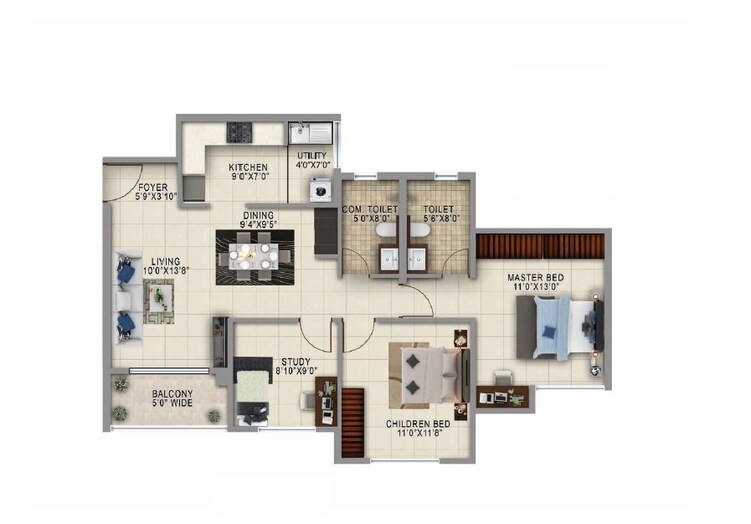 salarpuria sattva altana apartment 2bhk st 1177sqft 1