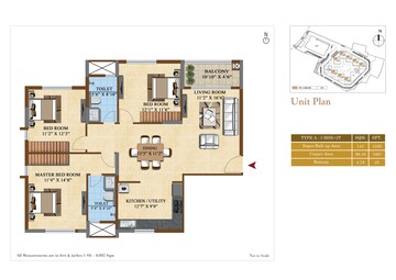  3 BHK Apartment at Salarpuria Sattva Divinity, Mysore Road – for Rent