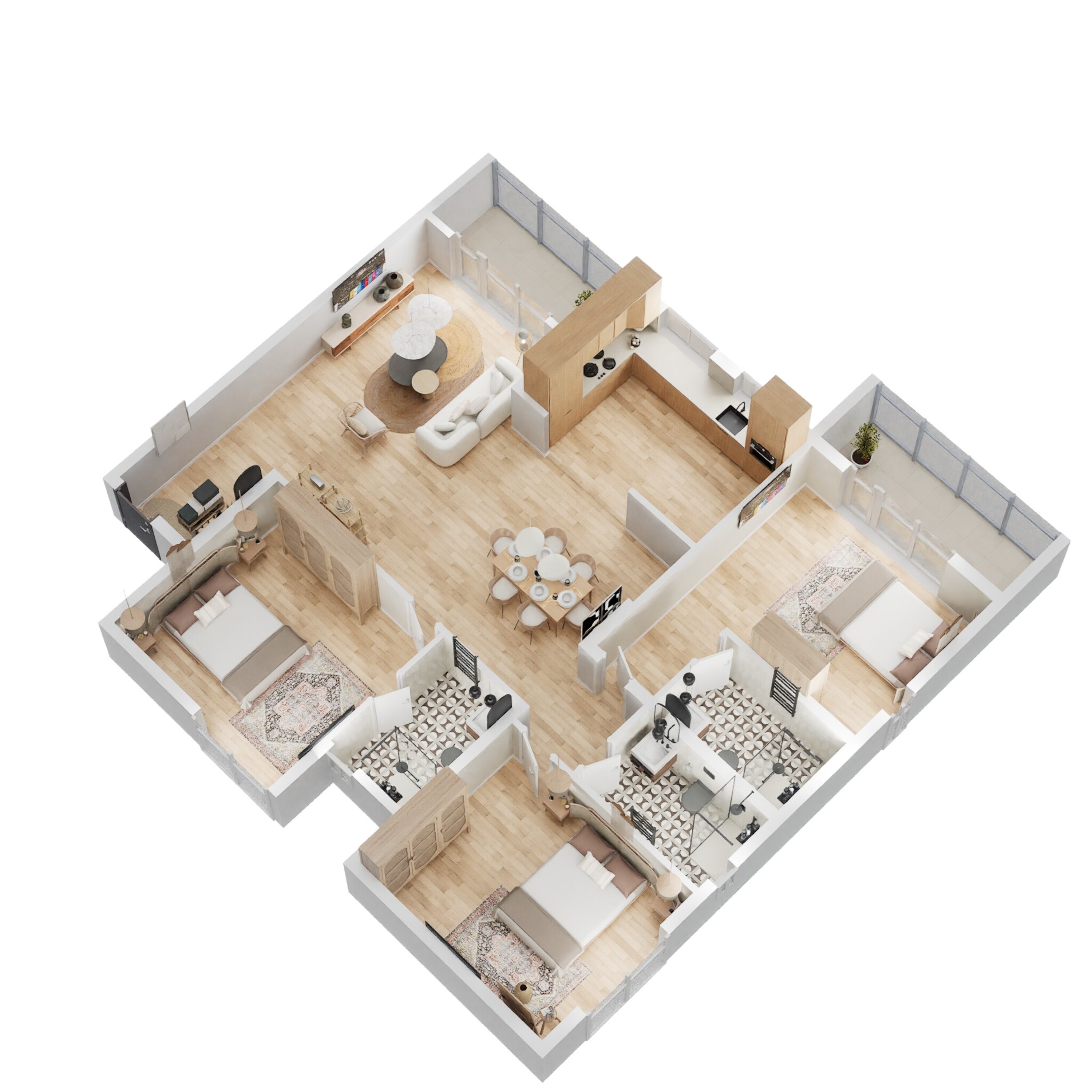 salarpuria sattva divinity apartment 3bhk 1826sqft 1 3d 5559