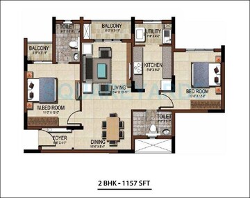  2 BHK Apartment at Salarpuria Sattva East Crest, Old Madras Road – for Rent