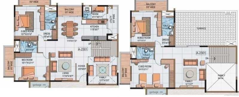 4 BHK 3740 Sq. Ft. Apartment