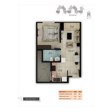  1 BHK Apartment at Salarpuria Sattva Misty Charm, Kanakapura Road – for Sale