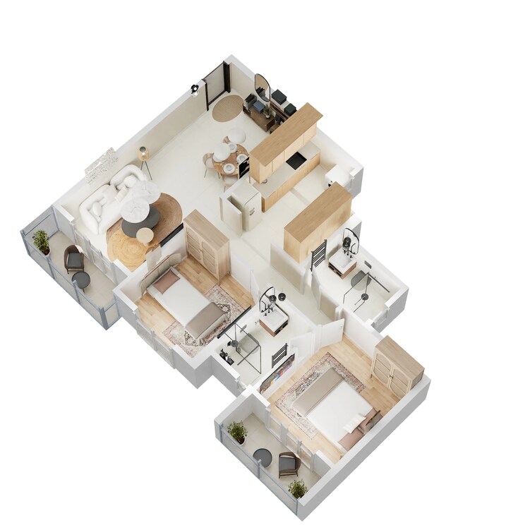 salarpuria sattva park cubix apartment 2bhk 1009sqft41