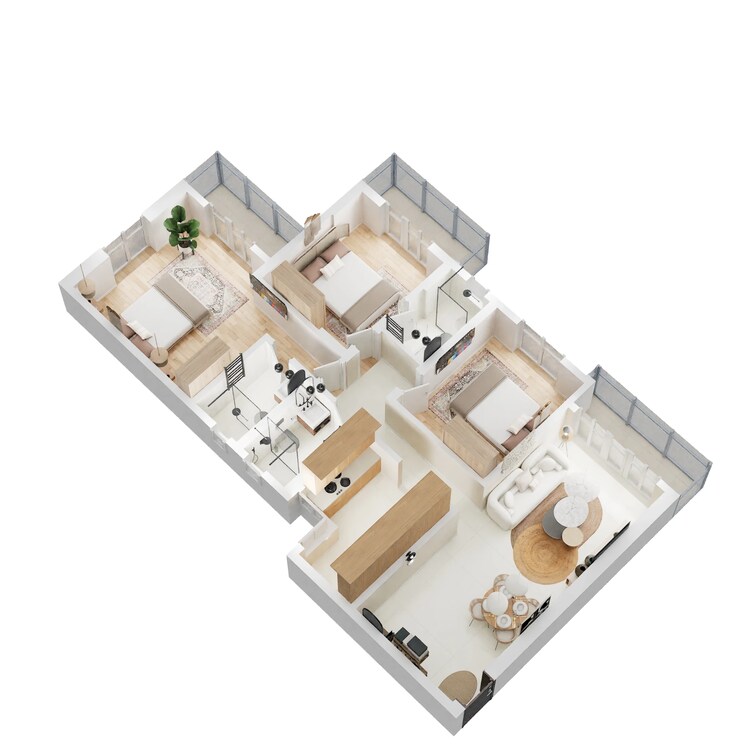 salarpuria sattva park cubix apartment 3 bhk 993sqft 20215620175643