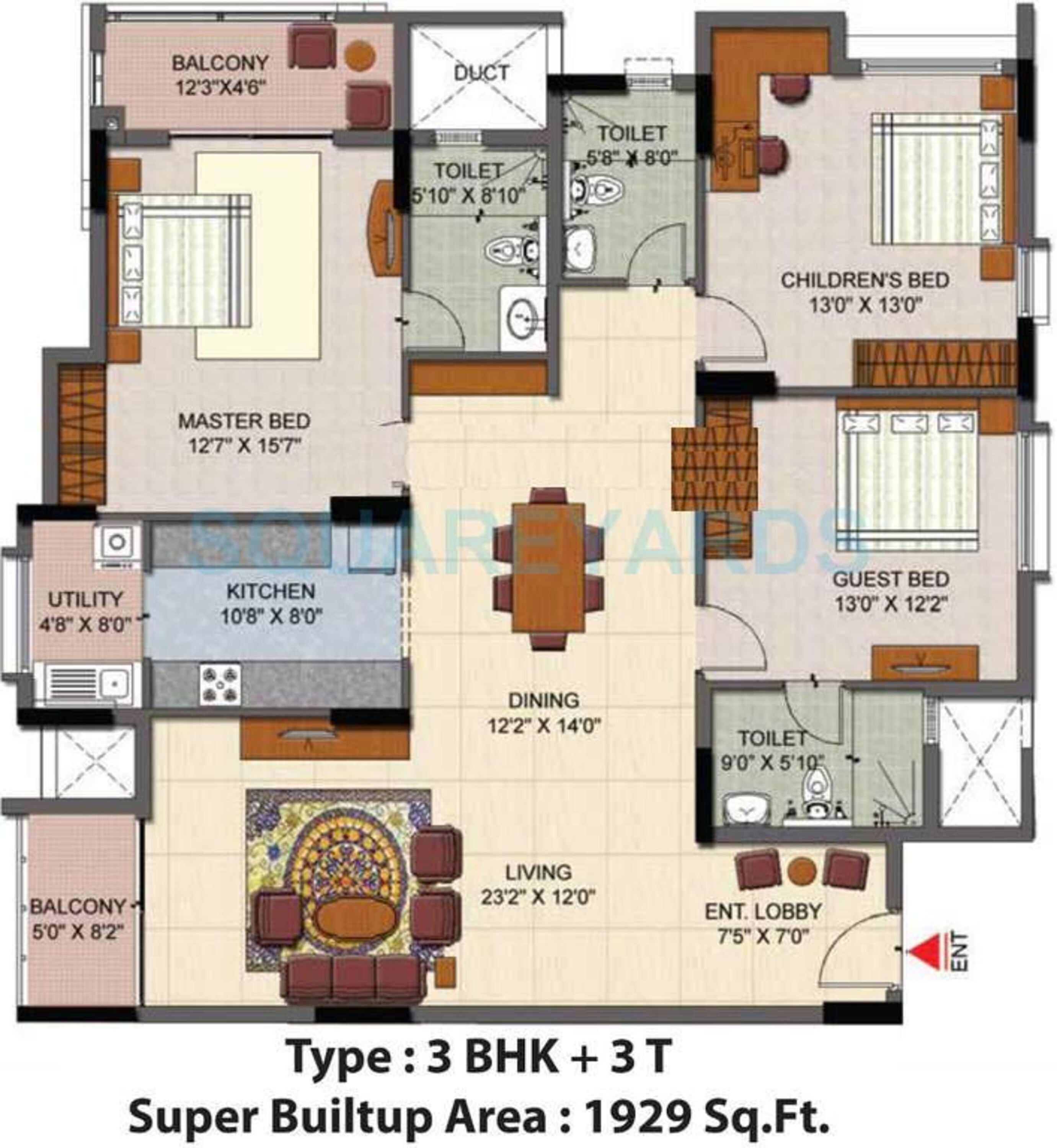 salarpuria senorita apartment 3bhk 1929sqft1