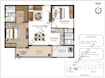 SBR Magnus 2 BHK Layout