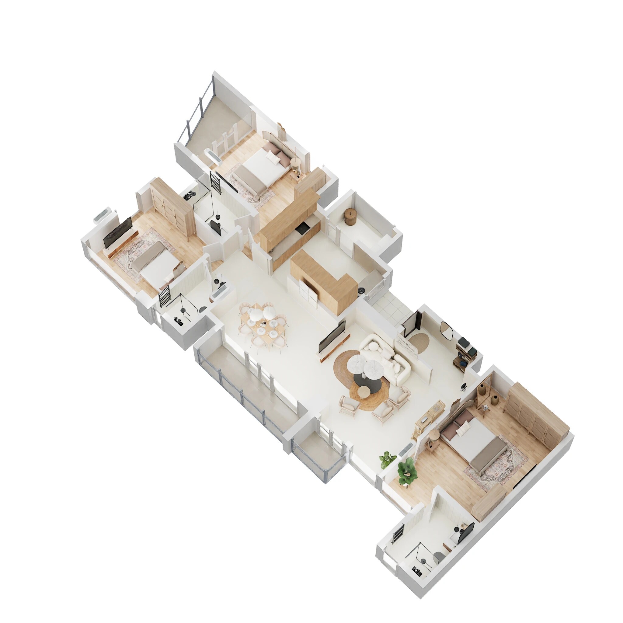 3 BHK 2190 Sq. Ft. Apartment