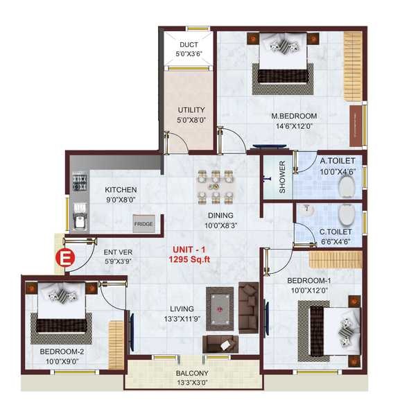 Shivaganga Mahalasa 3 BHK Layout