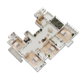 4 BHK 4000 Sq. Ft. Apartment in Shravanee Icon