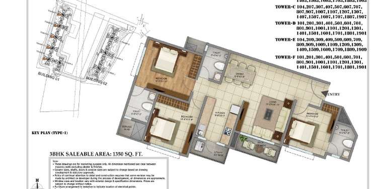 shriram greenfield phase 2 apartment 3 bhk 1350sqft 20213412183413