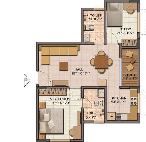 shriram liberty square apartment 2 bhk 868sqft 20222904142956