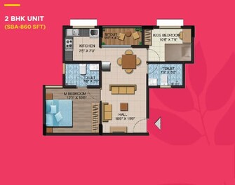 2 BHK Apartment For Resale in Shriram Liberty Square Electronic City Phase ii Bangalore  8108947