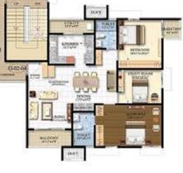  3 BHK Apartment at Shriram Luxor, Hennur Road – for Sale