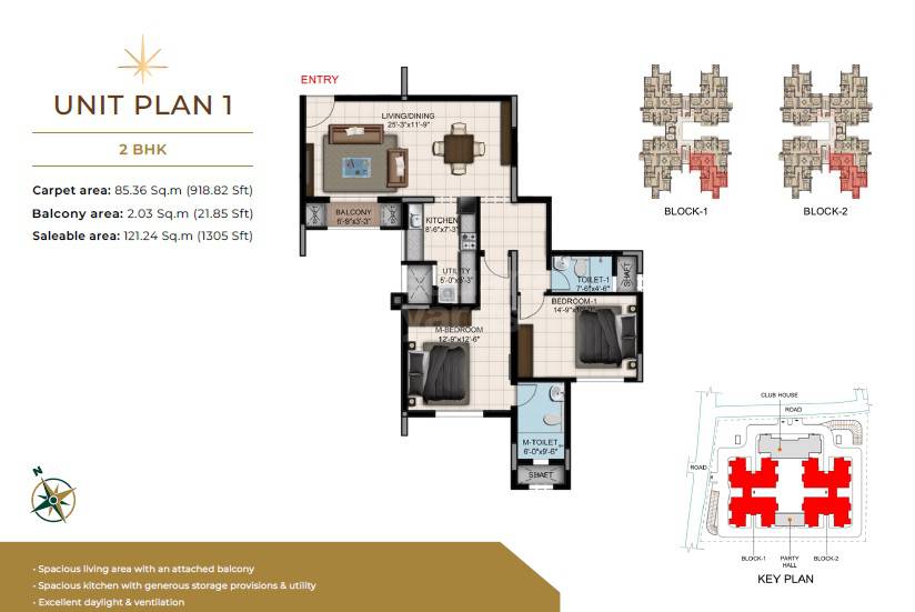 Other, shriram-mystique 2 Bedroom 1305 Sq.Ft. Apartment In Jalahalli Bangalore 9561889