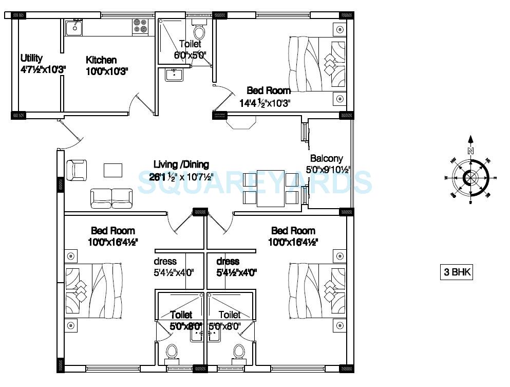 shriram shreyas apartment 3bhk 1300sqft 20201822181841