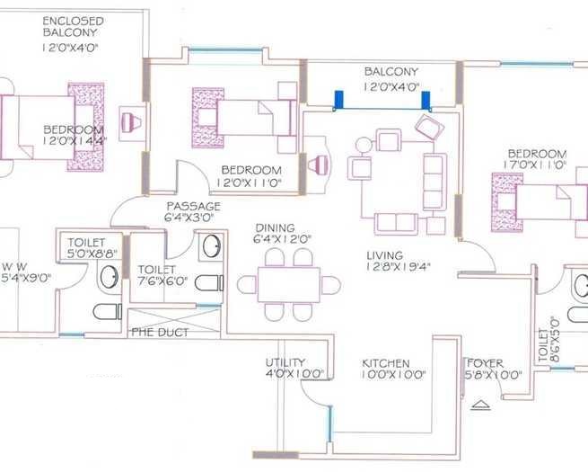 Shriram Signia Floor Plans - Electronic City Phase I, Bangalore