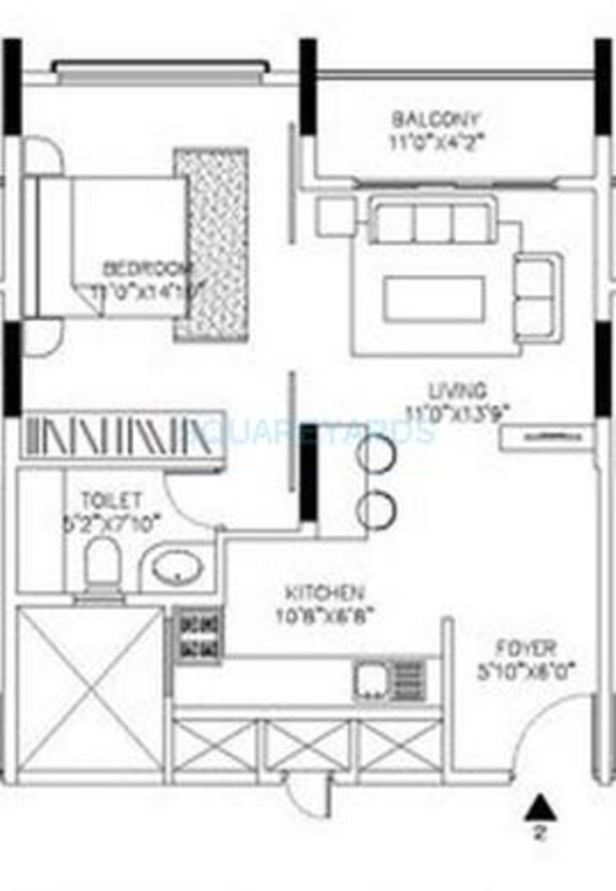 shriram signiaa apartment 1bhk 660sqft1