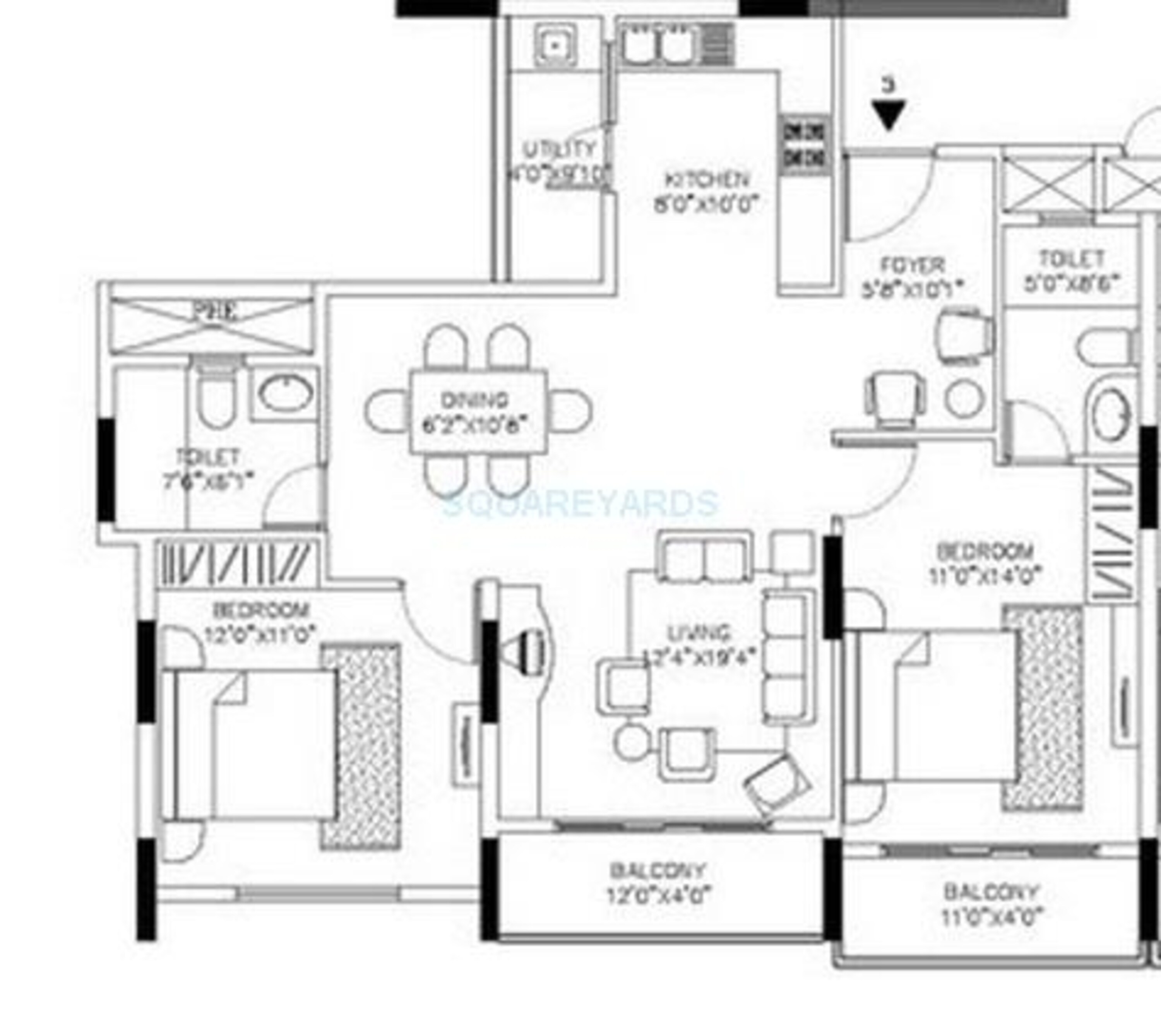 shriram signiaa apartment 2bhk 1270sqft1