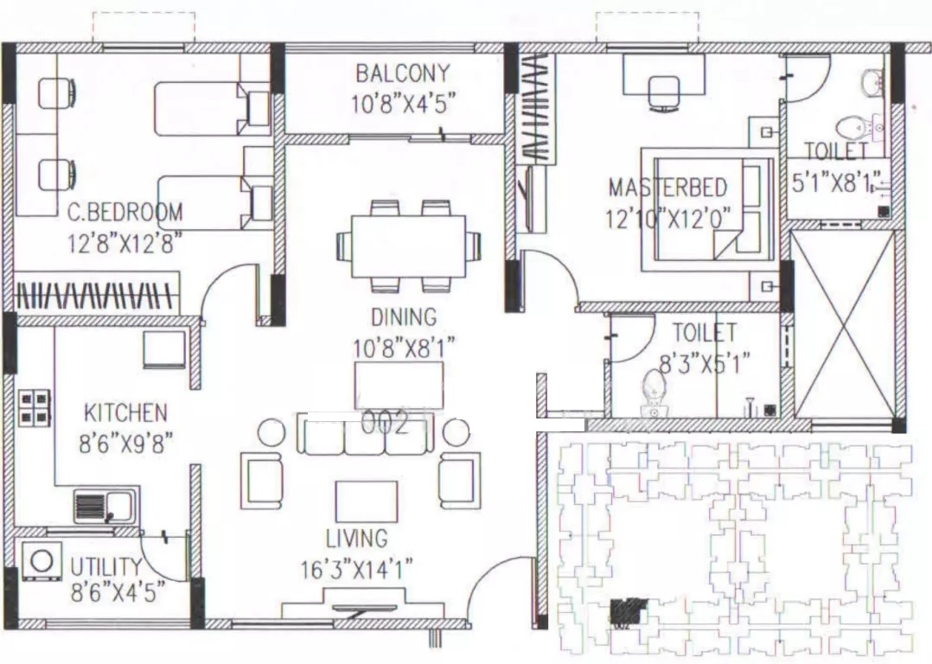 shriram smrithi apartment 2bhk 1230sqft71