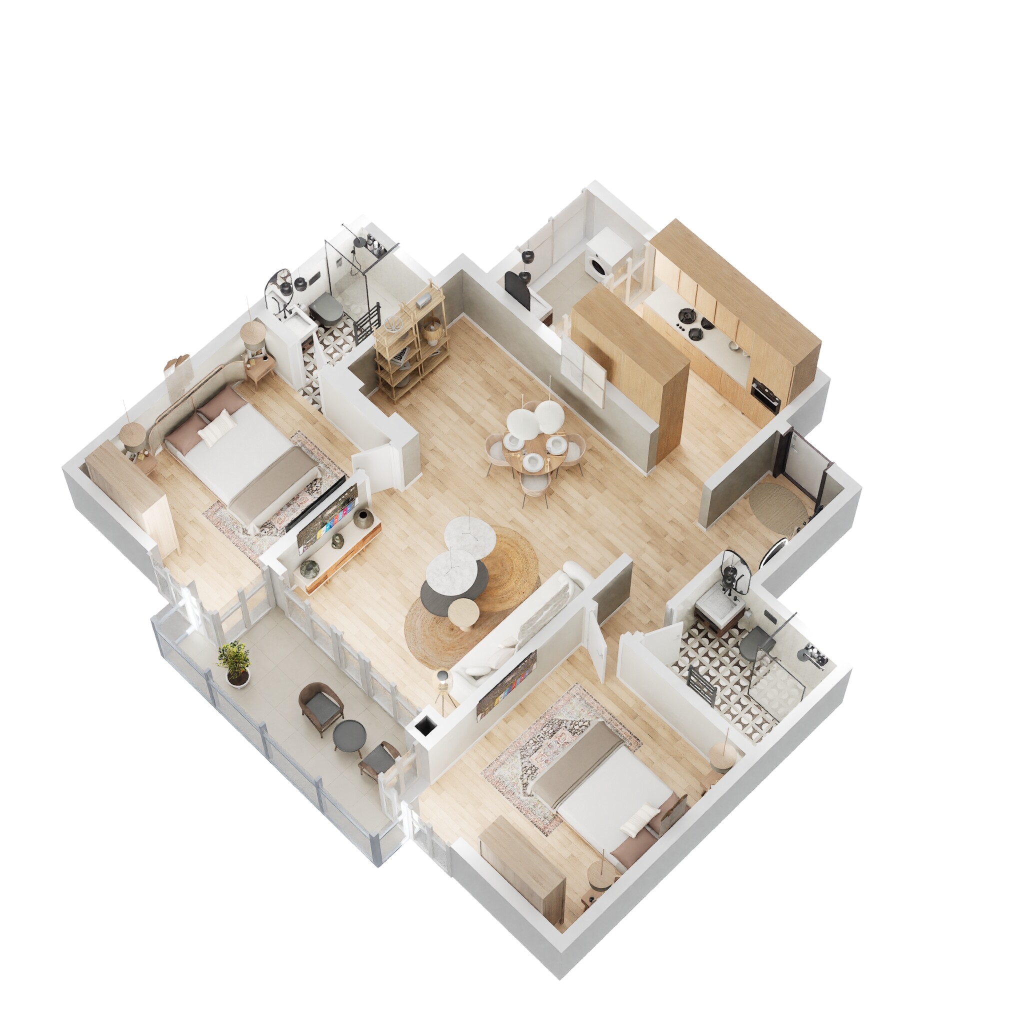 shriram southern crest phase 2 apartment 2 bhk 1300sqft 20232808022822 3d 1835