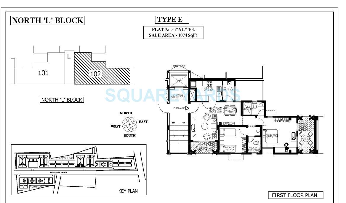 shriram surabhi apartment 2bhk 1074sqft1