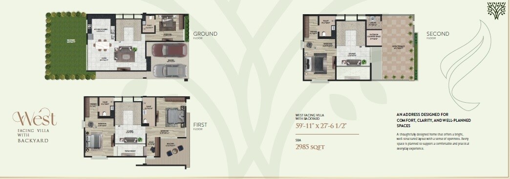4 BHK 2985 Sq. Ft. Villa