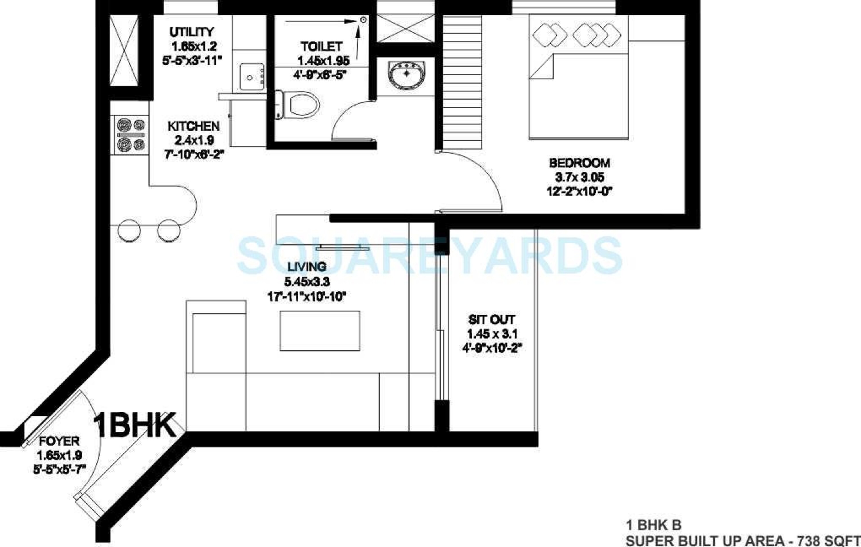 sjr primecorp fiesta homes apartment 1bhk 738sqft1