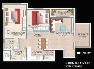  2 BHK Apartment at SJR Primecorp Parkway Homes, Electronic City – for Sale