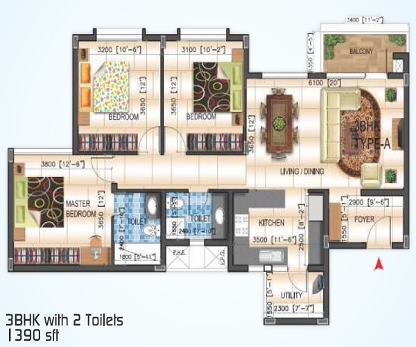 Sjr Watermark Floor Plans Harlur Bangalore