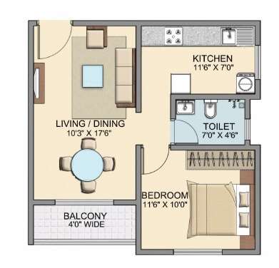 skylark dasos apartment 1bhk 654sqft 1