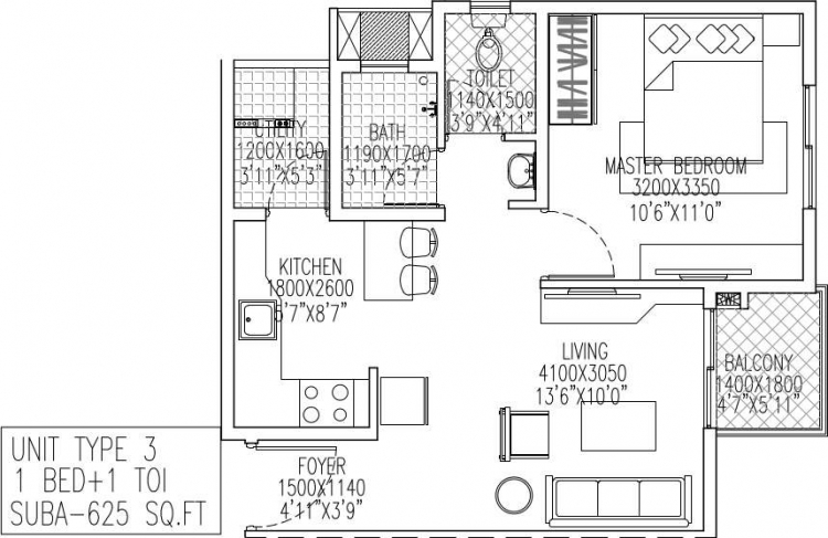 skylark royaume apartment 1bhk 625sqft 1