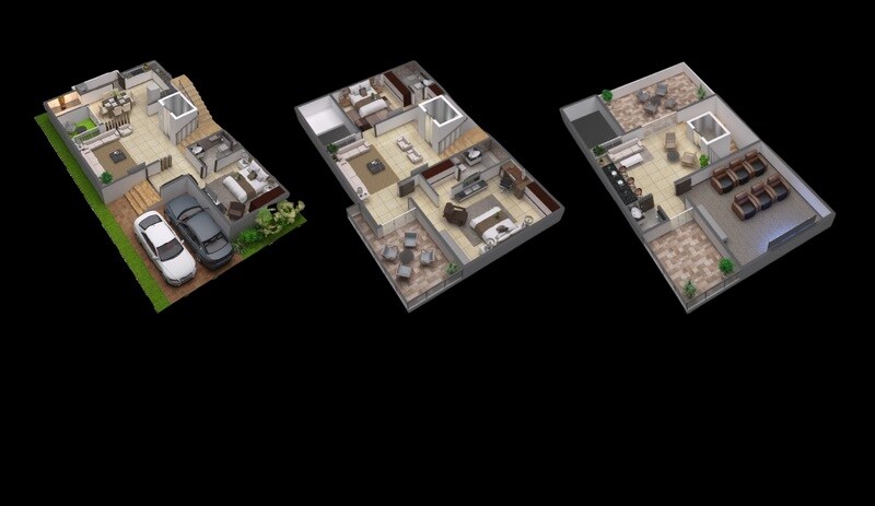 3 BHK 3418 Sq. Ft. Villa