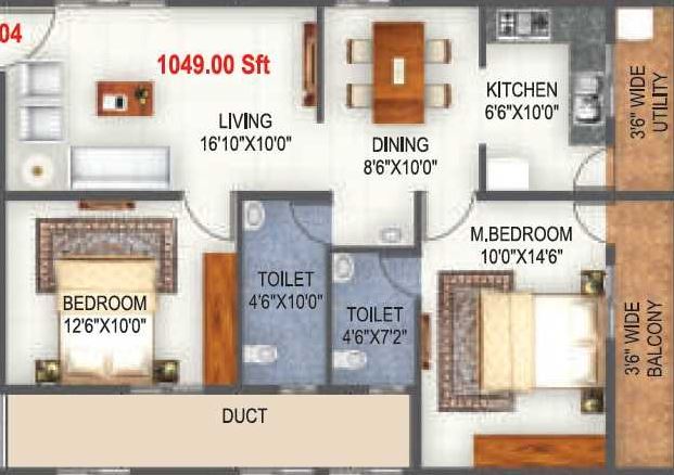 slv defence lavender apartment 2bhk 1049sqft31