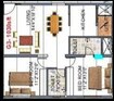 SLV Ideal Nest 2 BHK Layout