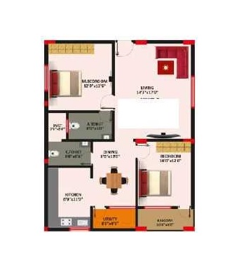 SLV Parkview 2 BHK Layout