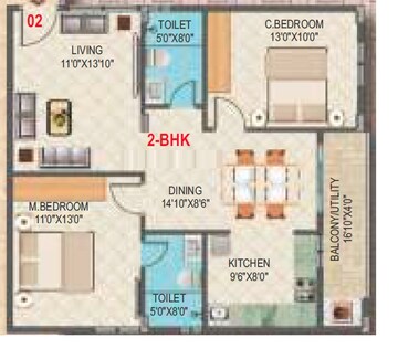  2 BHK Apartment at SLV Vajra, Horamavu – for Sale