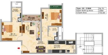  2 BHK Apartment at SNN Raj Serenity, Begur Road – for Sale