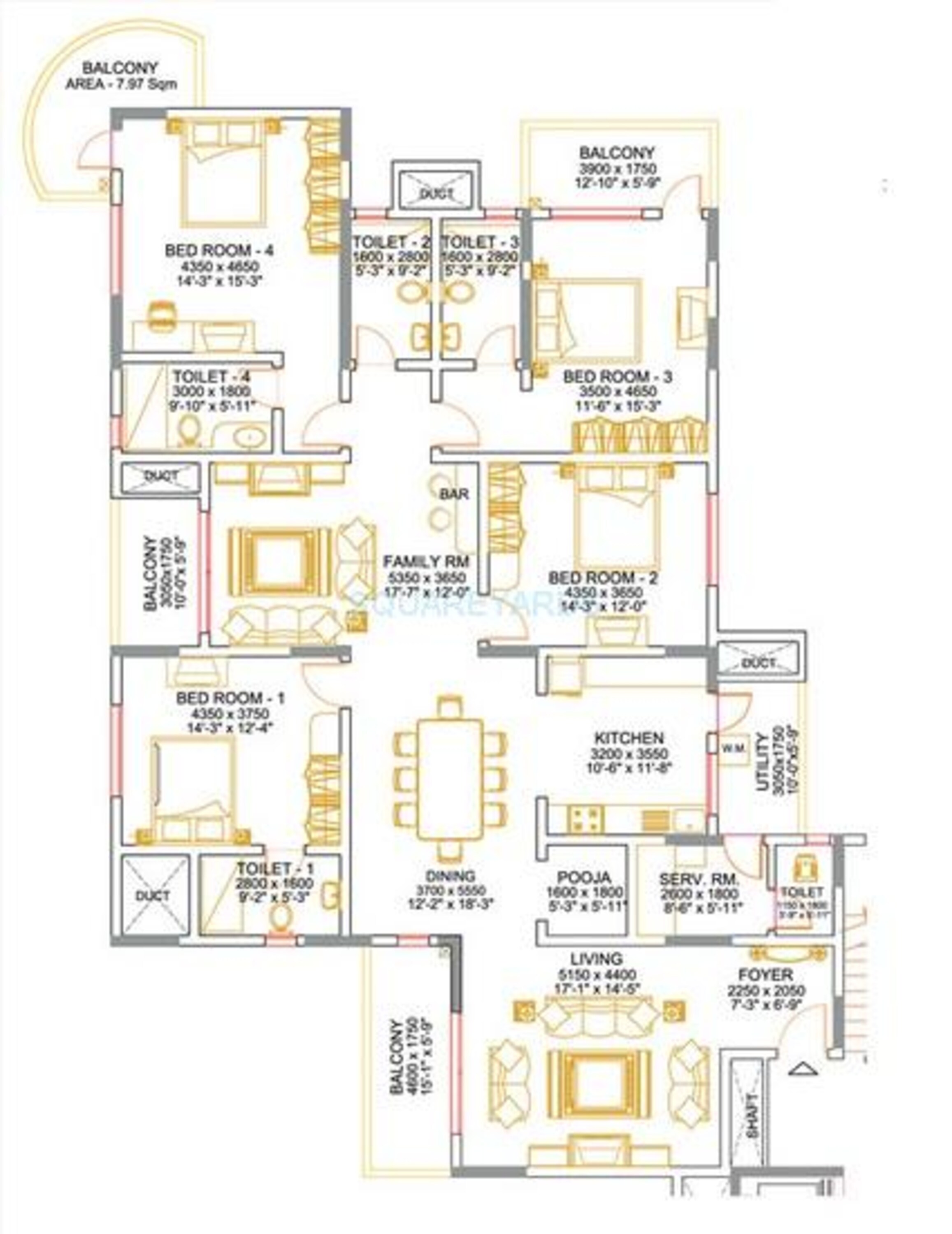 sobha althea apartment 4bhk 2997sqft1