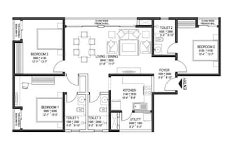 3 BHK Apartment For Resale in Sobha Arena Kanakapura Road Bangalore  7635743