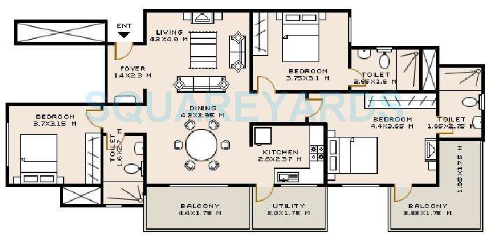 sobha aster apartment 3bhk 1783sqft 20203927183931