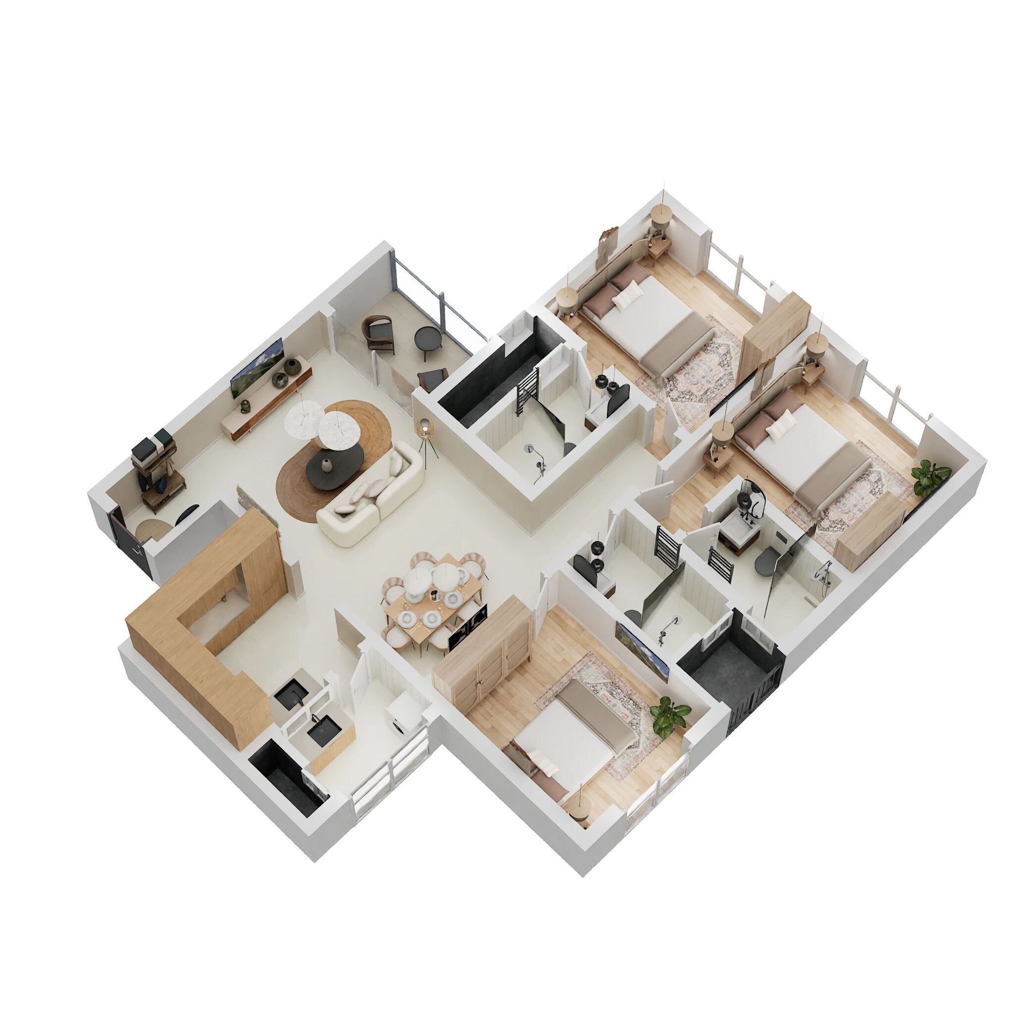 3 BHK 1692 Sq. Ft. Apartment