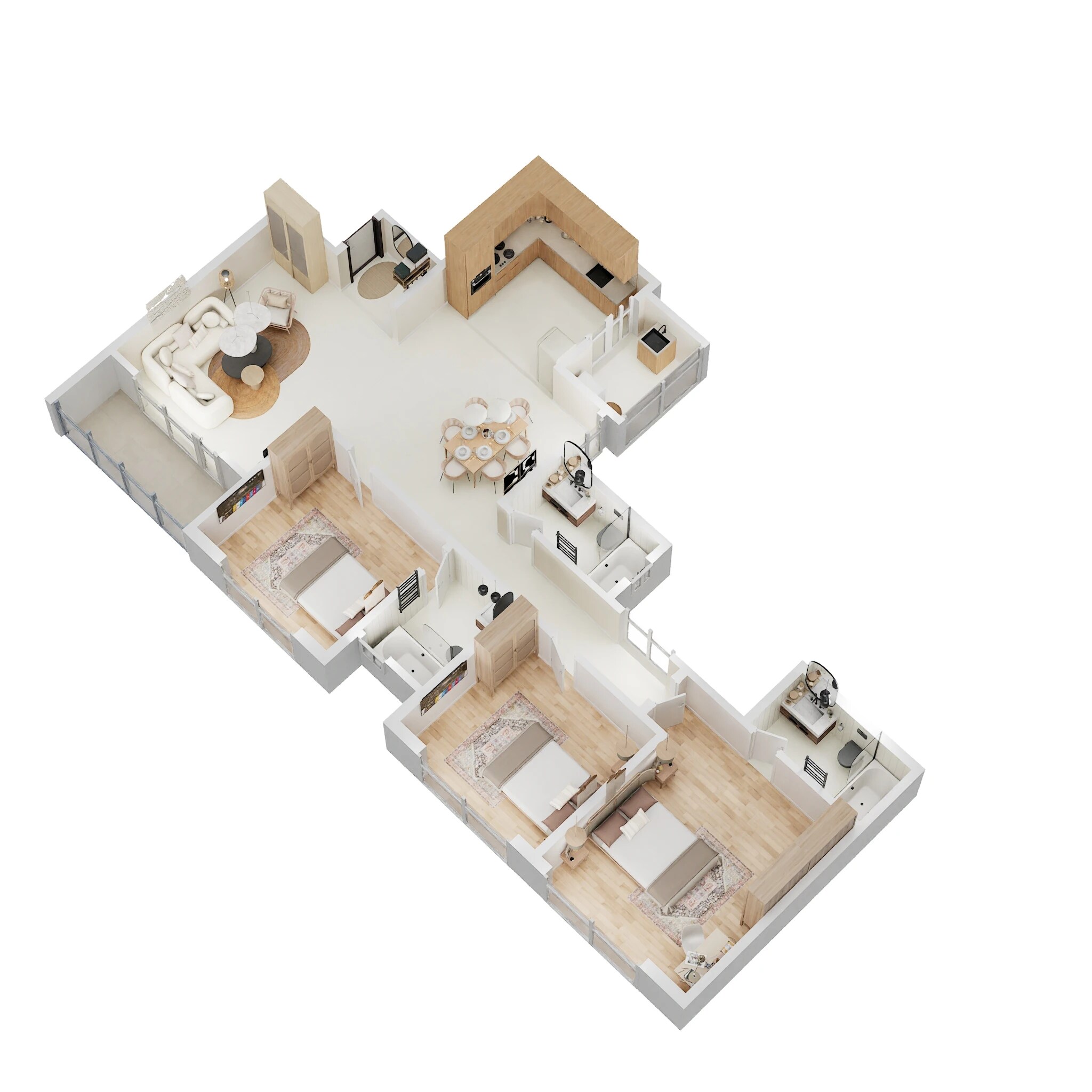 3 BHK 1789 Sq. Ft. Apartment