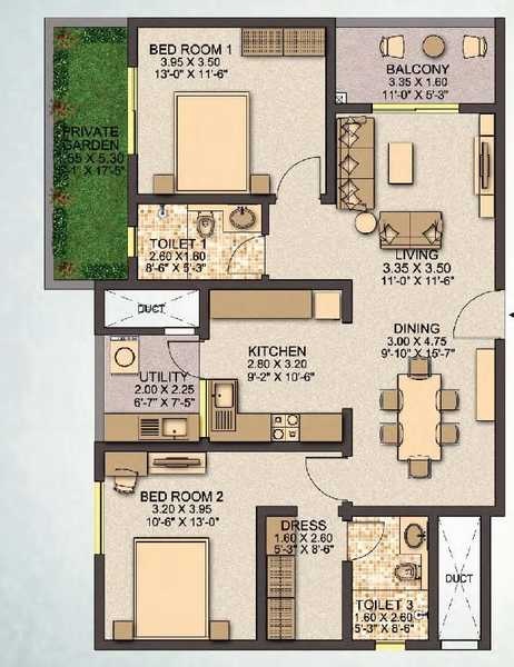 sobha city santorini apartment 2 bhk 1400sqft 20200817100810