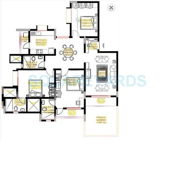  3 BHK Apartment at Sobha Daffodil, Hsr Layout – for Rent