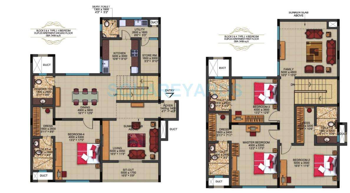 942 sq ft 2 BHK Floor Plan Image - Shreya Dew Drops Available for sale 