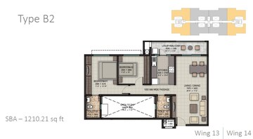  2 BHK Apartment at Sobha Dream Acres, Panathur – for Rent